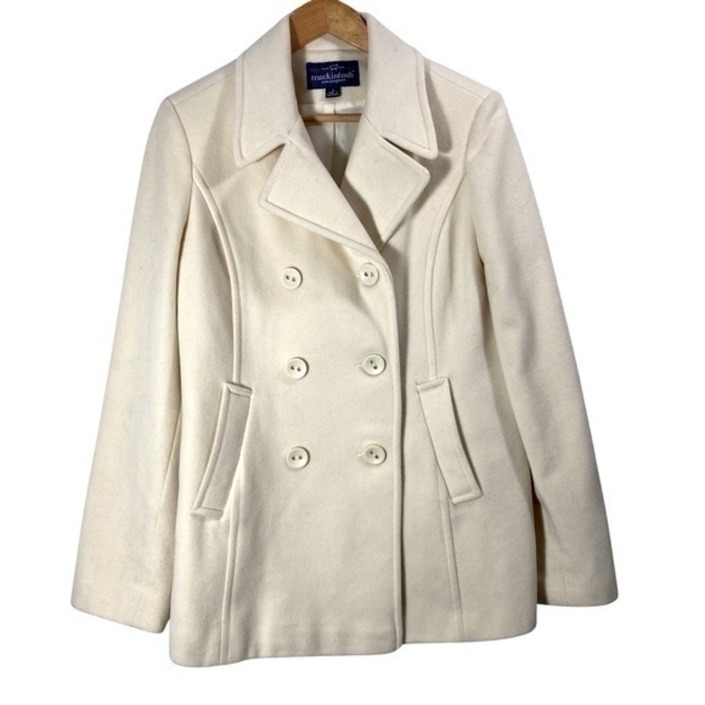Mackintosh Women’s Wool Blended Coat Size L Color Beige